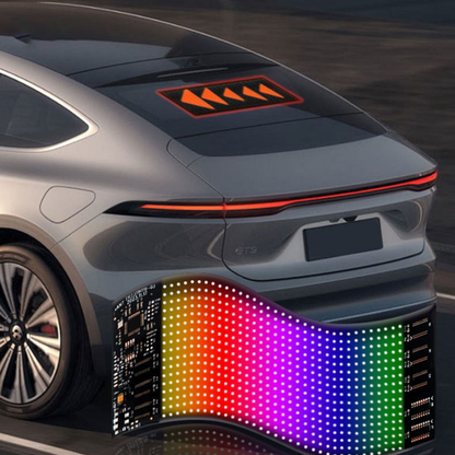 AutoLume™ LED Display | Flexible, High-Resolution, Bluetooth-Controlled Waterproof Car Advertising Screen